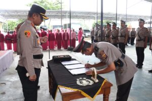 Kapolres Tebo Pimpin Sertijab Sejumlah Pejabat Utama, ini Nama-namanya .!!!