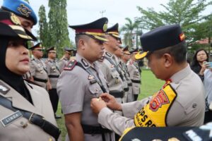 Kapolres Bungo AKBP Natalena Eko Cahyono Pimpin Sertijab PJU, ini Daftarnya..!!!