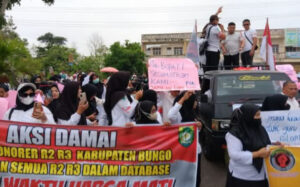 Honorer R2 dan R3 Kabupaten Bungo Gelar Aksi, Tuntut Kejelasan Nasib PPPK