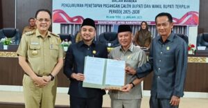 DPRD Kabupaten Tebo Gelar Rapat Paripurna Penetapan Bupati dan Wakil Bupati Tebo Terpilih