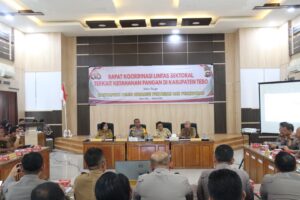 Polres Tebo Gelar Rakor Lintas Sektoral untuk Perkuat Ketahanan Pangan