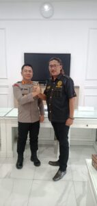 Kapolresta Jambi Sambut Hangat LSM IPB DPP Provinsi Jambi