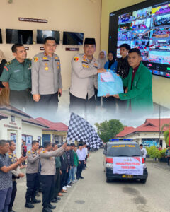 Jelang Ramadhan, Polres Tebo Gelar Bakti Sosial Polri Presisi Bersama Mahasiswa dan OKP Sambut Bulan Suci Ramadhan