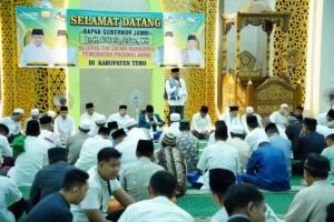 Bupati dan Wakil Bupati Tebo Dampingi Kunjungan Wagub Jambi Abdullah Sani Safari Ramadan ke Masjid Agung Al Ittihad