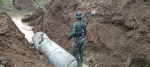Satgas TMMD 123 Kodim 0416/Bute Pasang Gorong – Gorong di 3 Titik