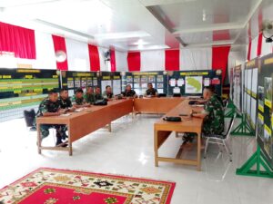 Kasdim 0416/Bute Pimpin Rapat terkait Kunjungan Tim Wasev