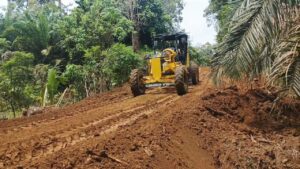 Berkat Upaya Satgas TMMD Ke-123Kodim 0416/Bute, Jalan Usaha Tani Sepanjang 6.682 Meter Berhasil Dibuka dan Ditingkatkan