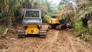 Satgas TMMD Ke-123 Kodim 0416/Bute Kebut Pengerjaan Jalan Usaha Tani