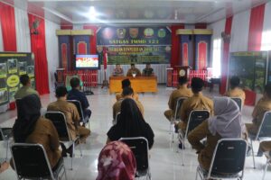 Satgas TMMD Ke-123 Kodim 0416/Bute Bersama Polres Tebo Beri Penyuluhan Hukum dan Kamtibmas