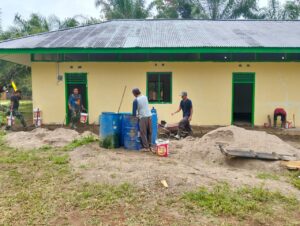 Rehabilitasi Madrasah oleh Satgas TMMD Ke-123 Capai 65%