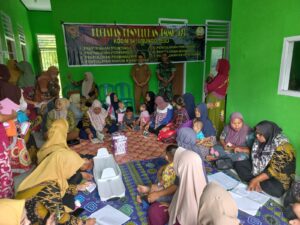 Satgas TMMD Ke-123 dan Puskesmas Tebo Ulu Gelar Penyuluhan Posyandu