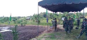 Persiapan Menjelang Kunjungan Wasev TMMD: Satgas TMMD Ke-123 Kodim 0416/Bute Percepat Prioritas Pembangunan di Desa Teluk Kuali dan Desa Malako Intan