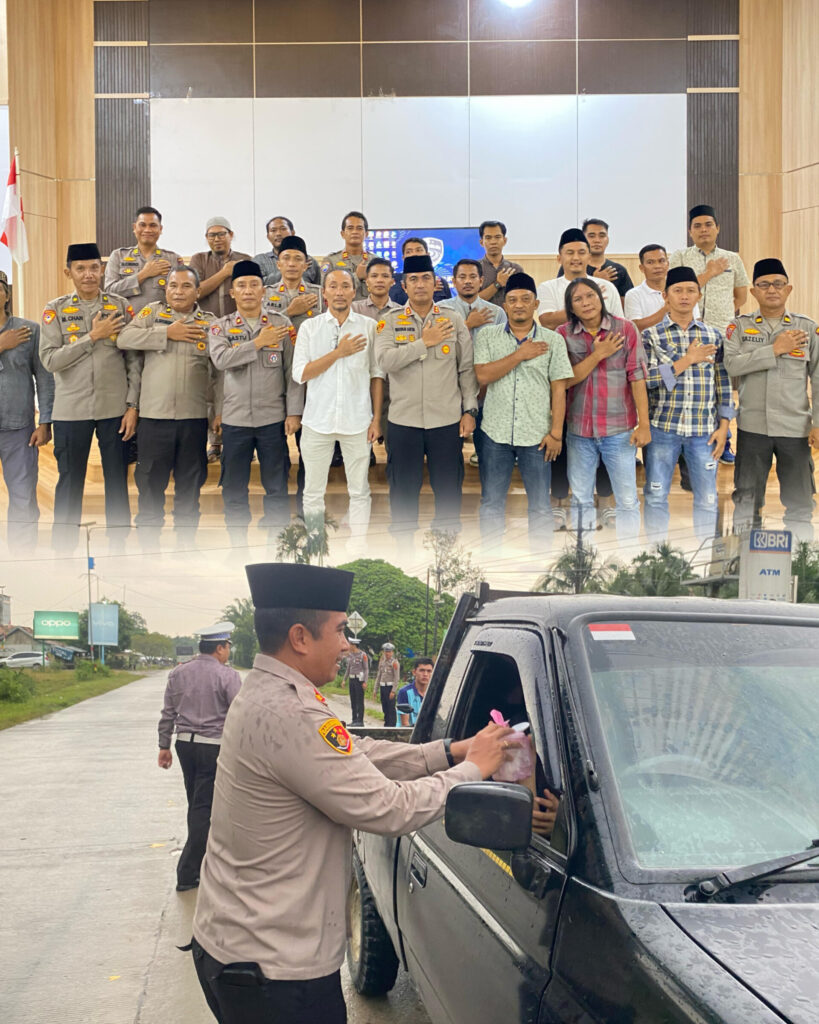 Berbagi dan Bukber Serentak Se Indonesia, Kapolres Tebo dan Media Bagikan Takjil Ke Masyarakat