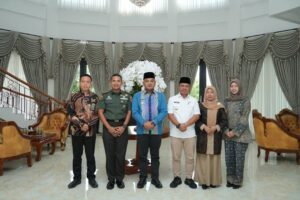Bupati Tebo Terima Kunjungan Silaturahmi Dandim 0416/Bute yang Akan Pindah Tugas