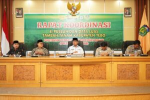 Tingkatkan Ketahanan Pangan, Pemkab Tebo Gelar Rakor Pendataan Luas Tambah Tanam