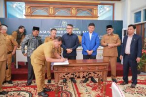 Pj Sekda Tebo Hadiri Penandatanganan Kesepakatan Percepatan Realisasi PI 10% Migas