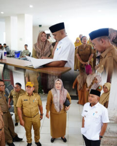 Bupati Tebo Monitoring Kehadiran ASN Pasca Libur Lebaran