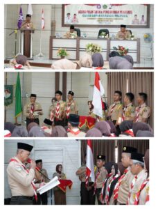 Puluhan Gudep Madrasah Dilantik, Wabup: Pramuka Pilar Pendidikan Karakter
