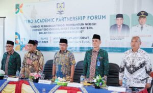 Wabup Tebo Nazar Efendi, SE.M.Si Buka Secara Resmi ” Tebo Academic Partnership Forum 2025″