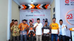 Bupati Tebo Hadiri Halal Bihalal dan Tasyakuran Milad ke-23 PKS