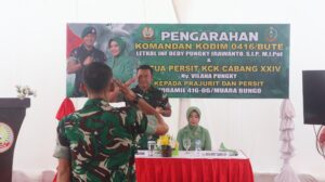 Dandim 0416/Bute Kunjungi Koramil “Macan Kota”, Tekankan Etika dan Loyalitas Prajurit