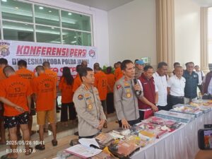 11 Pengedar Narkoba Diringkus, Termasuk Dua Kelas Kakap Jaringan Jambi–Batam