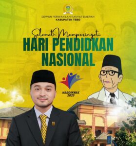 Peringati Hardiknas, Ketua DPRD Tebo Ajak Tingkatkan Mutu Pendidikan