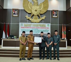 DPRD Tebo Setujui Ranperda Pertanggungjawaban APBD 2024 dalam Rapat Paripurna