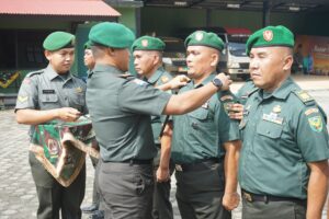 Dandim 0416/Bungo Tebo Pimpin Sertijab dan Tradisi Korps Raport Masuk Serta Pindah Satuan
