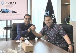 Dorong Ekonomi Kreatif, H M Syukur Temui Menteri Teuku