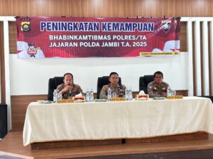 Tingkatkan Profesionalisme, Polres Tebo Laksanakan Pelatihan Bhabinkamtibmas