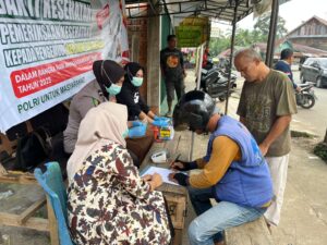 Hari Bhayangkara ke-79, Polres Tebo Hadirkan Layanan Kesehatan untuk Pengemudi Ojek