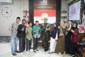 Dandim Bute Terima Kunjungan PMII: “Generasi Muda Harus Banyak Berperan