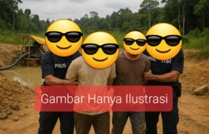 Polres Tebo Amankan Dua Pelaku PETI di Desa Punti Kalo