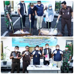 Kejari Tebo, Polres Tebo dan Pengadilan Negeri Tebo Musnahkan Barang Bukti 23 Perkara, Termasuk Sabu dan Sajam