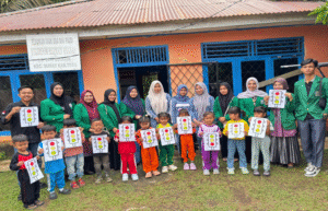 Mahasiswa KKN IAI Tebo Posko III Gelar Sosialisasi Tertib Lalu Lintas Sejak Dini di PAUD Amanah