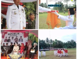 Diikuti Berbagai Elemen Masyarakat, Camat Nipah Panjang Pimpin Upacara HUT RI ke-80