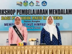 Bunda PAUD Kabupaten Tebo Buka Workshop Pembelajaran Mendalam bagi Pendidik PAUD