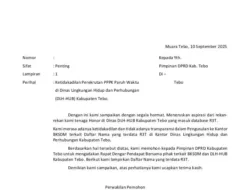 Aspirasi Tenaga Kebersihan R3T DLH-HUB Mengalir ke DPRD, BKPSDM Tebo Jadi Sorotan