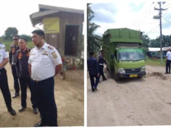 Dishub  Kabupaten Gandeng Dishub Provinsi Laksanakan Monitoring Angkutan Barang di Ruas Jalan Provinsi