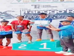 Ketua DPRD Tebo Khalis Mustiko, SH Meriahkan Tanggo Rajo Fun Run 2025