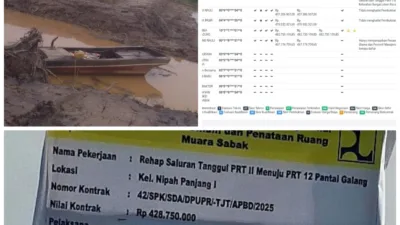 Pembangunan Tanggul Nipah Panjang Satu Jadi Sorotan Publik