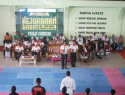 Dandim Cup ke-3 Bungo Resmi Dibuka, Ratusan Karateka Tunjukkan Semangat Juang Prajurit