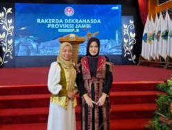 Ketua Dekranasda Tebo Nur Chasanah Dukung Pengrajin Lokal Tembus Pasar Nasional, Hadiri Rakerda Dekranasda Provinsi Jambi 2025