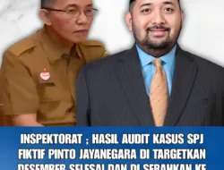 Inspektorat Provinsi Jambi Akan Keluarkan Hasil Audit SPJ Fiktif Pinto Jaya Negara Paling Lama Bulan Desember Mendatang