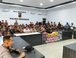 Puluhan Wartawan Merangin Demo Polres, Desak Kapolres Tutup Tambang Ilegal di Dam Betuk
