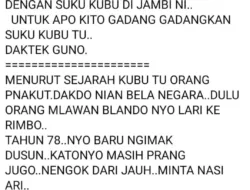 Sejumlah Suku Anak Dalam Geruduk Bangko, Tuntut Klarifikasi Akun Martonis yang Dianggap Menghina