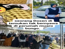 Warga Gempar! Dosen Ditemukan Tak Bernyawa di Rumahnya Kawasan Ex MTQ Bungo