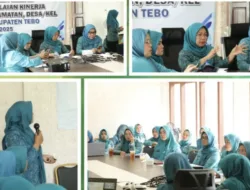 Ketua TP PKK Kabupaten Tebo Pimpin Penilaian Kinerja TP PKK Kecamatan dan Desa/Kelurahan Tahun 2025