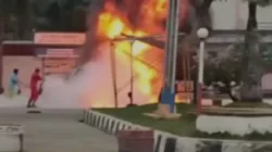 SPBU Kemantan Gempar, Dua Unit Mobil Terbakar Saat Mengantre BBM